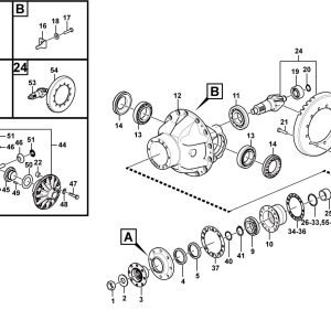 LG958F Axle system Final drive
