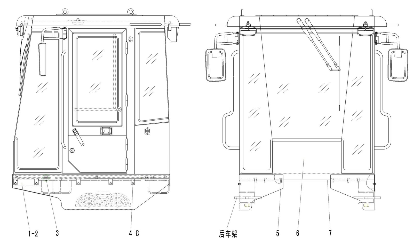 LG938ZF CAB GROUP CAB ASSEMBLY