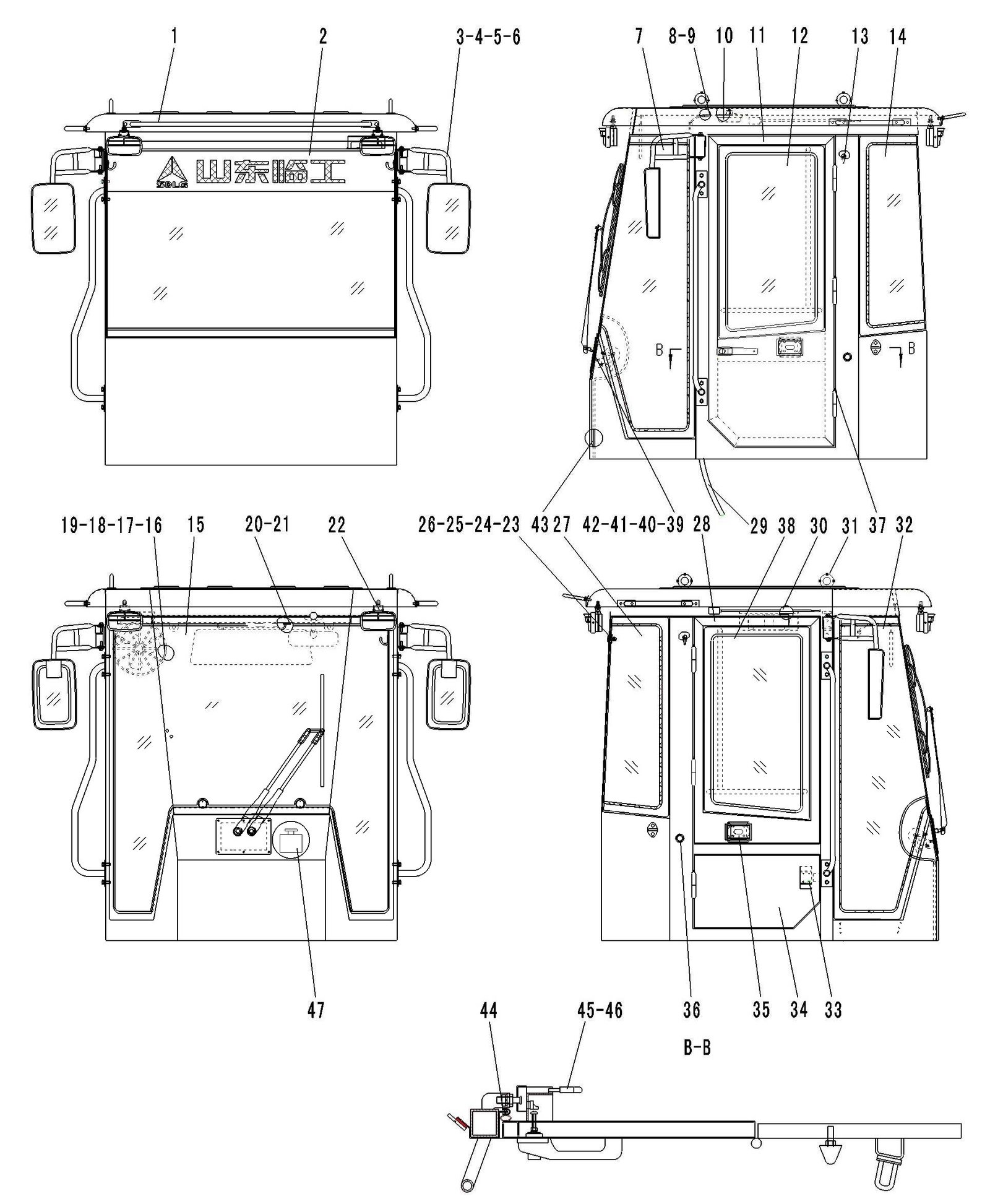 LG938ZF CAB GROUP CAB
