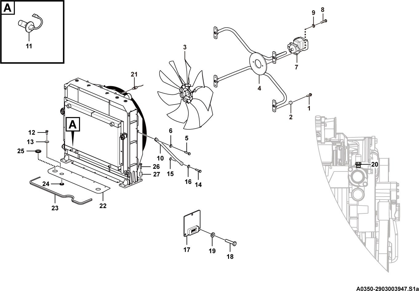 LG958F Diesel engine system Accessories