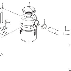 LG958F Diesel engine system Air cleaner