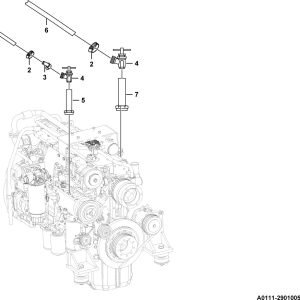 LG958F Diesel engine system Air inlet and exhaust system