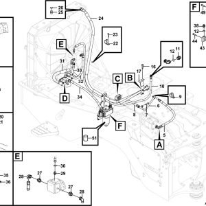 LG958F Diesel engine system Fan motor hydraulic system