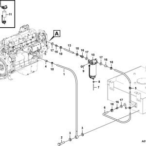 LG958F Diesel engine system Fuel supply system