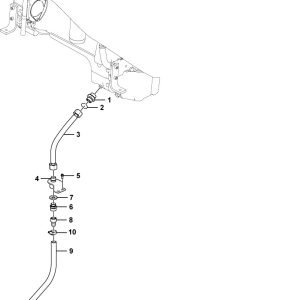 LG958F Diesel engine system Oil drain
