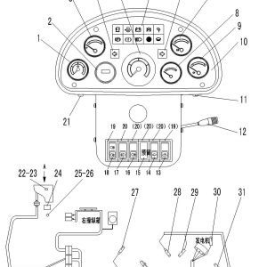 LG938ZF ELECTRIC SYSTEM PANEL ASSEMBLY