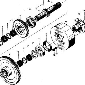 LG933 FORE-OUTLET SHAFT