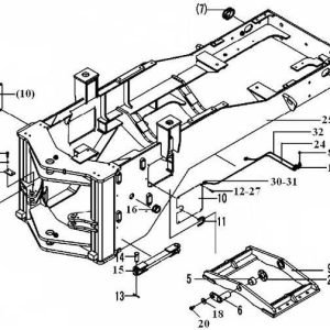 LG938ZF FRAME REAR FRAME AND ACCESSORIES