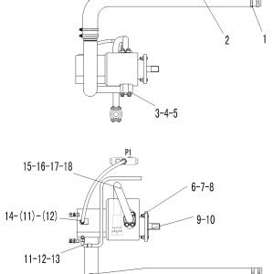 LG9378ZF IMPLEMENT HYDRAULIC SYSTEM WORKING PUMP ASSEMBLY