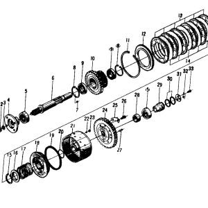 LG933 INPUT SHAFT ASSEMBLY