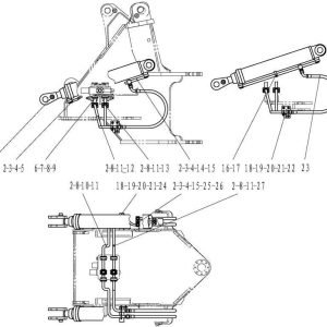 LG933 LIFTING CYLINDER ASSENBLY