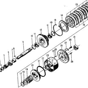 LG933 REVERSE SHAFT ASSEMBLY