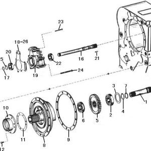 LG938ZF TRANSMISSION SYSTEM INPUT PARTS