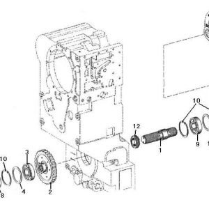 LG938ZF TRANSMISSION SYSTEM OUTPUT PARTS