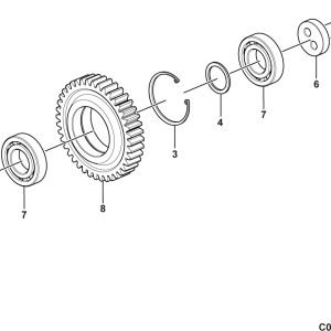 LG958F Transmission system Gear