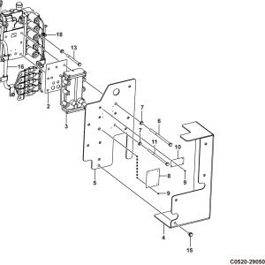 LG958F Transmission system Gear selector valve