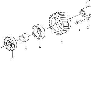 LG958F Transmission system Gear set