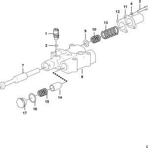 LG958F Transmission system Lubricating oil valve
