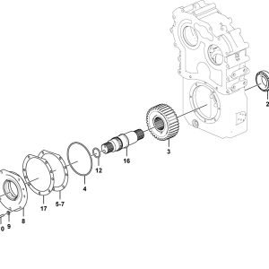 LG958F Transmission system Output shaft