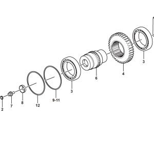 LG958F Transmission system Power take-off