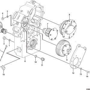 LG958F Transmission system Transfer gearbox