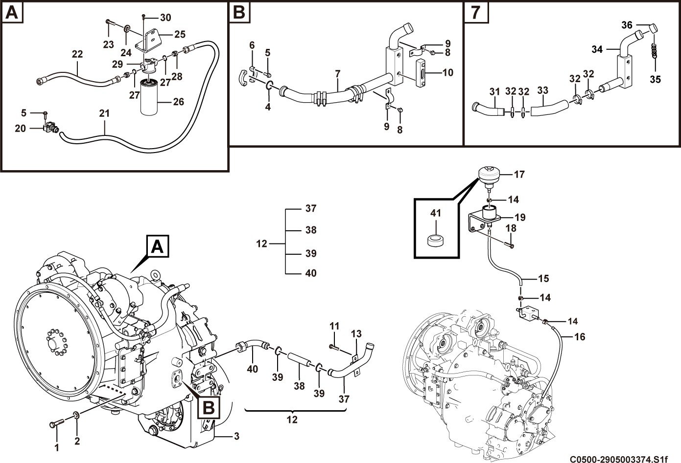 LG958F Transmission system Transmission