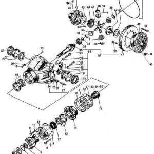 LG956L AXLE SYSTEM FRONT MAIN DRIVE