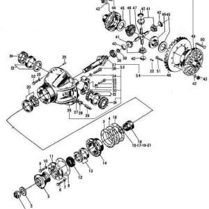 LG956L AXLE SYSTEM REAR AXLE MAIN DRIVE ASS’Y