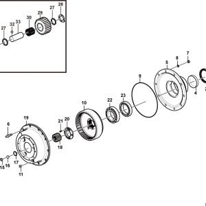 LG958F Axle system Hub reduction 2