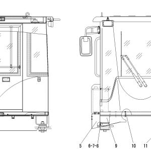 LG956L CAB GROUP CAB ASSEMBLY
