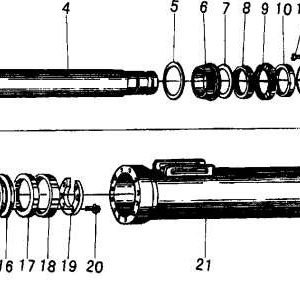 LG968 DUMP CYLINDER