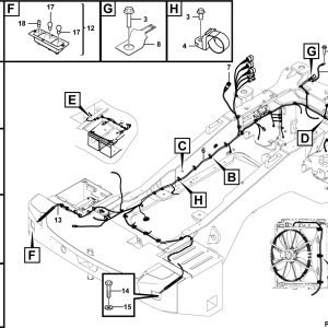 LG958F Electric system Rear frame electric assembly