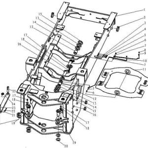 LG956L FRAME REAR FRAME AND ACCESSORIES
