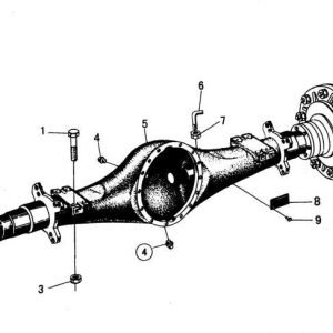 LG968 FRONT AXLE ASSEMBLY