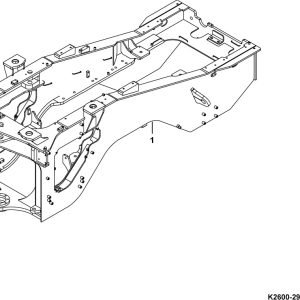 LG958F Frame JR958 Rear frame