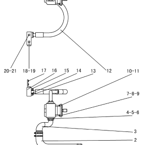 LG956L IMPLEMENT HYDRAULIC SYSTEM WORKING PUMP ASSEMBLY