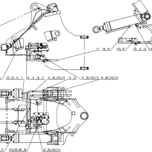 LG968 LIFTING CYLINDER ASSEMBLY