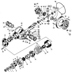 LG968 REAR AXLE MAIN DRIVE ASS’Y