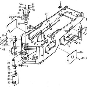 LG968 REAR FRAME
