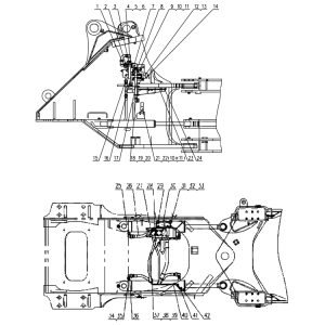 LG968 STEERING CYLINDER ASSEMBLY