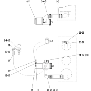 LG956L STEERING SYSTEM STEERING PUMP ASSEMBLY