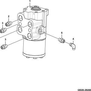LG958F Steering system BZZ8-940 Diverter