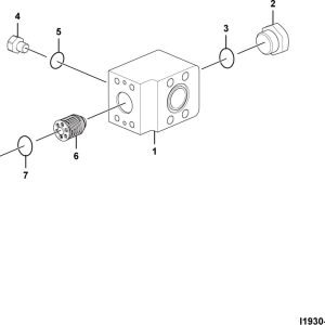 LG958F Steering system Check valve