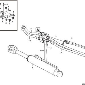 LG958F Steering system Steering cylinder system