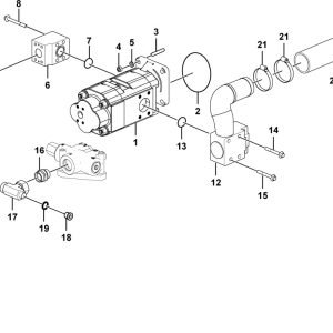 LG958F Steering system Steering pump system