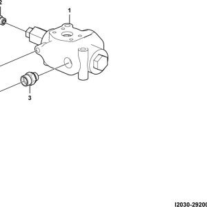 LG958F Steering system VLH-240 Priority valve