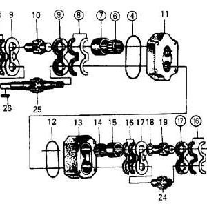 LG968 TANDEM GEAR PUMP