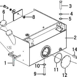 LG968 TANK FUEL TANK ASSEMBLY