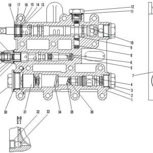 LG956L TRANSMISSION CONTROL SYSTEM TRANSMISSION CONTROL LG03-BSF VALVE(350802)