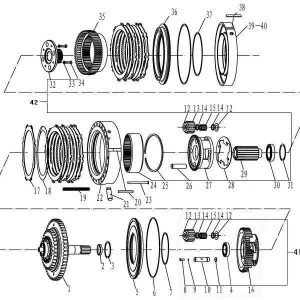 LG956L TRANSMISSION SYSTEM 4TH SHAFT ASS’Y（Ⅰ）